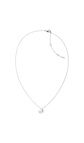 Chrono Euro Diffusion CALVIN KLEIN JEWELRY NECKLACE FACETED HEART Chrono Euro Diffusion