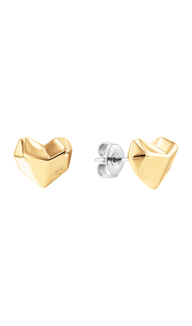 Chrono Euro Diffusion CALVIN KLEIN JEWELRY EARRINGS FACETED HEART Chrono Euro Diffusion